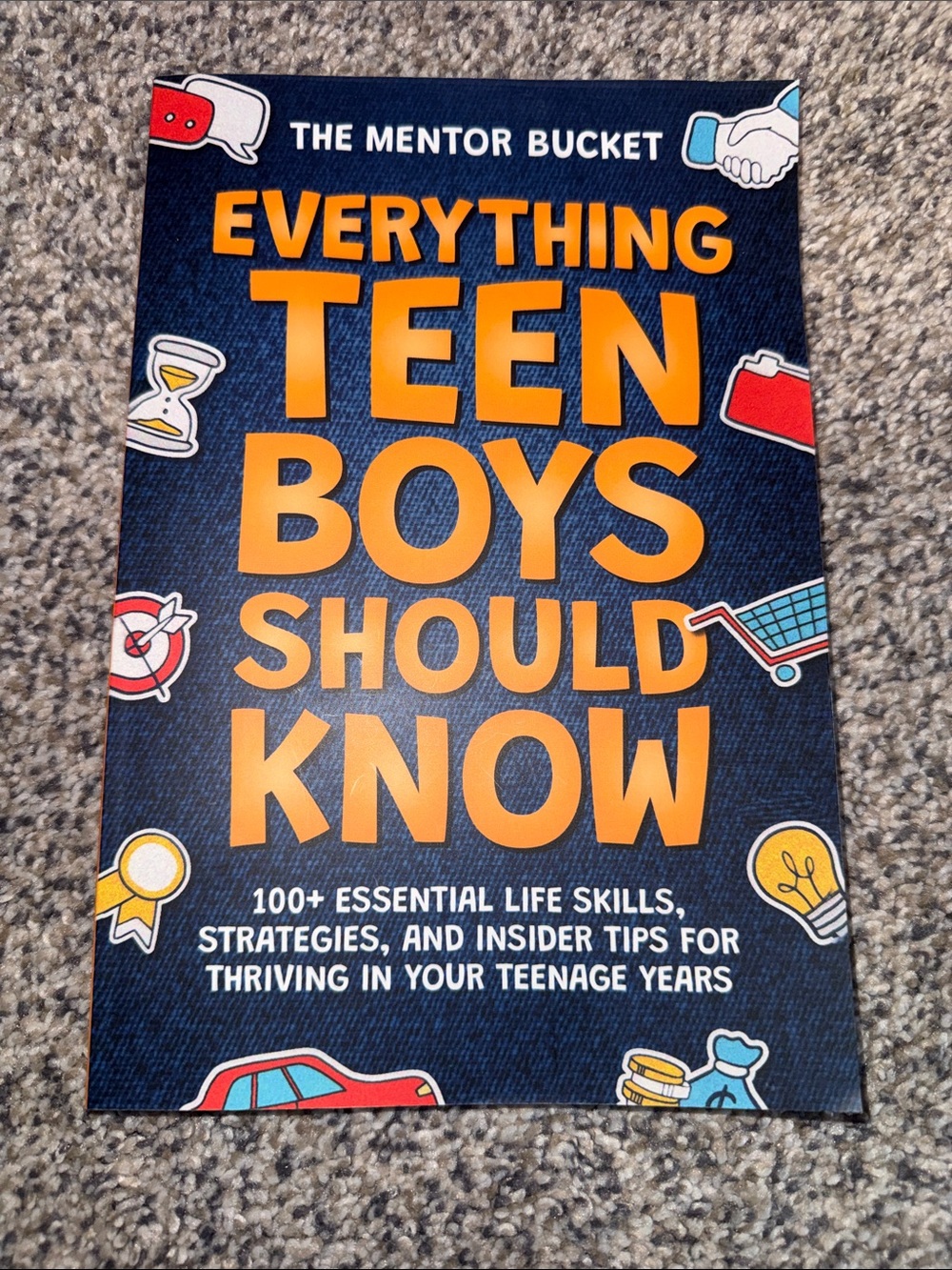 Everything Teen Boys Should Know – Orange on Navy